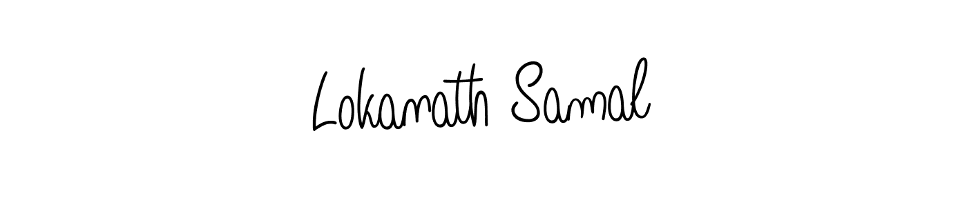 Create a beautiful signature design for name Lokanath Samal. With this signature (Angelique-Rose-font-FFP) fonts, you can make a handwritten signature for free. Lokanath Samal signature style 5 images and pictures png