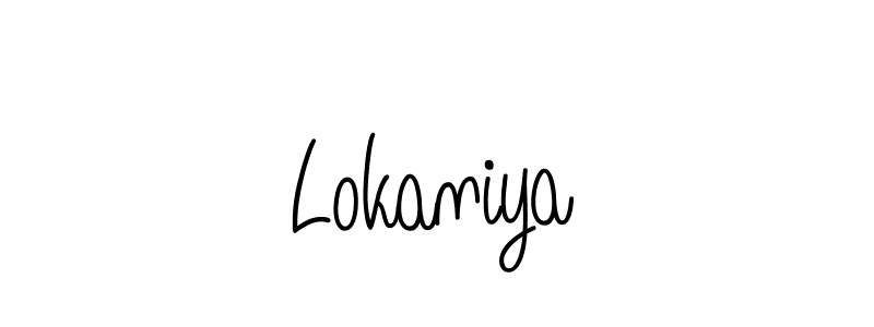 You can use this online signature creator to create a handwritten signature for the name Lokaniya. This is the best online autograph maker. Lokaniya signature style 5 images and pictures png