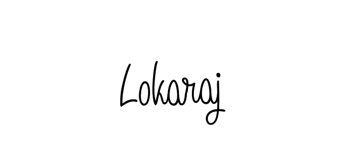 Create a beautiful signature design for name Lokaraj. With this signature (Angelique-Rose-font-FFP) fonts, you can make a handwritten signature for free. Lokaraj signature style 5 images and pictures png