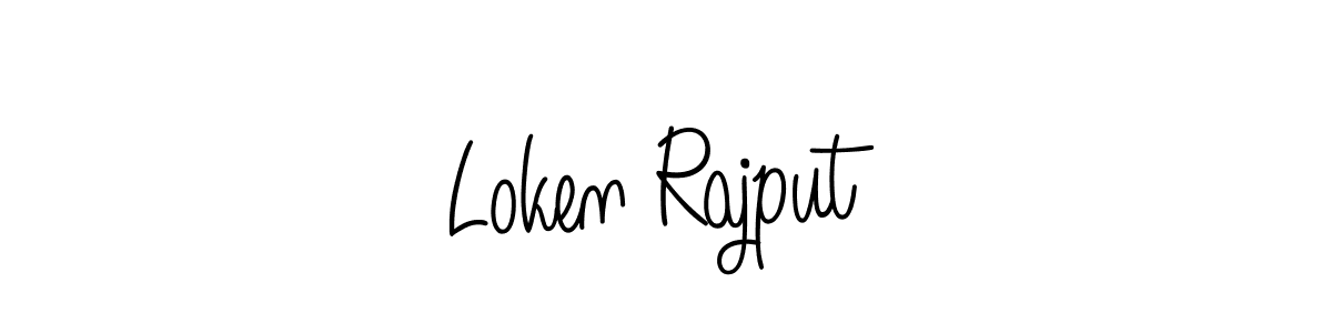 Also You can easily find your signature by using the search form. We will create Loken Rajput name handwritten signature images for you free of cost using Angelique-Rose-font-FFP sign style. Loken Rajput signature style 5 images and pictures png