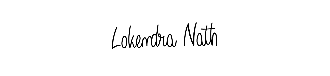 Make a beautiful signature design for name Lokendra Nath. Use this online signature maker to create a handwritten signature for free. Lokendra Nath signature style 5 images and pictures png