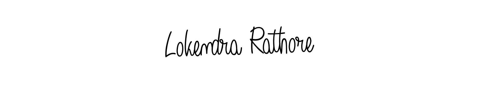 Also we have Lokendra Rathore name is the best signature style. Create professional handwritten signature collection using Angelique-Rose-font-FFP autograph style. Lokendra Rathore signature style 5 images and pictures png
