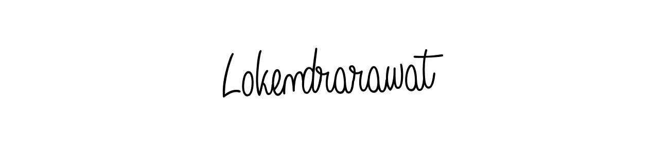 How to make Lokendrarawat signature? Angelique-Rose-font-FFP is a professional autograph style. Create handwritten signature for Lokendrarawat name. Lokendrarawat signature style 5 images and pictures png