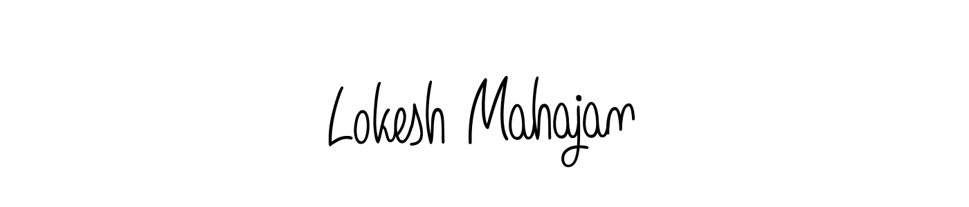 Here are the top 10 professional signature styles for the name Lokesh Mahajan. These are the best autograph styles you can use for your name. Lokesh Mahajan signature style 5 images and pictures png