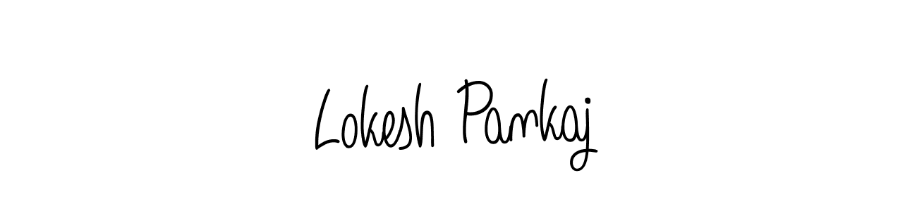 You can use this online signature creator to create a handwritten signature for the name Lokesh Pankaj. This is the best online autograph maker. Lokesh Pankaj signature style 5 images and pictures png