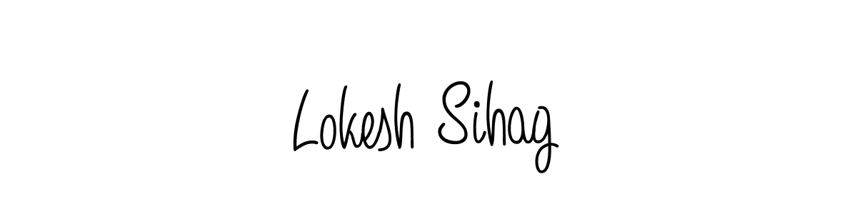 This is the best signature style for the Lokesh Sihag name. Also you like these signature font (Angelique-Rose-font-FFP). Mix name signature. Lokesh Sihag signature style 5 images and pictures png