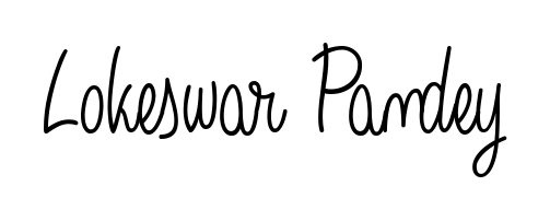 You should practise on your own different ways (Angelique-Rose-font-FFP) to write your name (Lokeswar Pandey) in signature. Don't let someone else do it for you. Lokeswar Pandey signature style 5 images and pictures png