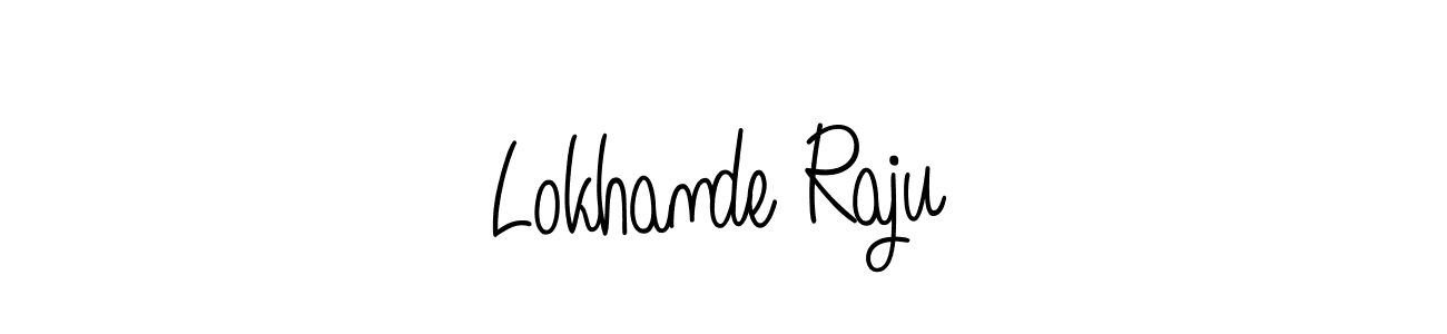 Here are the top 10 professional signature styles for the name Lokhande Raju. These are the best autograph styles you can use for your name. Lokhande Raju signature style 5 images and pictures png