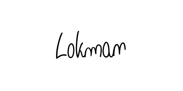 Also we have Lokman name is the best signature style. Create professional handwritten signature collection using Angelique-Rose-font-FFP autograph style. Lokman signature style 5 images and pictures png