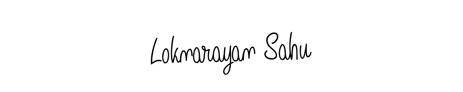 Make a short Loknarayan Sahu signature style. Manage your documents anywhere anytime using Angelique-Rose-font-FFP. Create and add eSignatures, submit forms, share and send files easily. Loknarayan Sahu signature style 5 images and pictures png