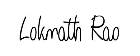 How to make Loknath Rao name signature. Use Angelique-Rose-font-FFP style for creating short signs online. This is the latest handwritten sign. Loknath Rao signature style 5 images and pictures png