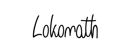 Create a beautiful signature design for name Lokonath. With this signature (Angelique-Rose-font-FFP) fonts, you can make a handwritten signature for free. Lokonath signature style 5 images and pictures png