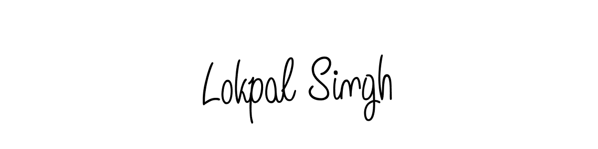 How to make Lokpal Singh signature? Angelique-Rose-font-FFP is a professional autograph style. Create handwritten signature for Lokpal Singh name. Lokpal Singh signature style 5 images and pictures png