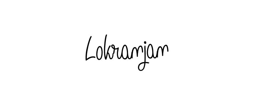 Make a beautiful signature design for name Lokranjan. With this signature (Angelique-Rose-font-FFP) style, you can create a handwritten signature for free. Lokranjan signature style 5 images and pictures png