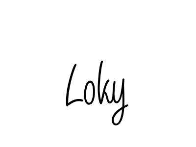 Once you've used our free online signature maker to create your best signature Angelique-Rose-font-FFP style, it's time to enjoy all of the benefits that Loky name signing documents. Loky signature style 5 images and pictures png