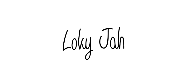 Once you've used our free online signature maker to create your best signature Angelique-Rose-font-FFP style, it's time to enjoy all of the benefits that Loky Jah name signing documents. Loky Jah signature style 5 images and pictures png