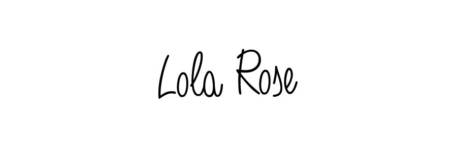 Once you've used our free online signature maker to create your best signature Angelique-Rose-font-FFP style, it's time to enjoy all of the benefits that Lola Rose name signing documents. Lola Rose signature style 5 images and pictures png