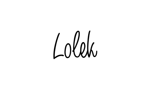 Best and Professional Signature Style for Lolek. Angelique-Rose-font-FFP Best Signature Style Collection. Lolek signature style 5 images and pictures png