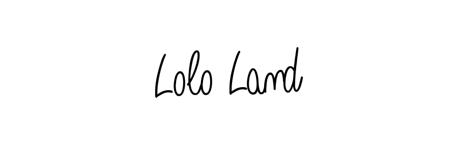 if you are searching for the best signature style for your name Lolo Land. so please give up your signature search. here we have designed multiple signature styles  using Angelique-Rose-font-FFP. Lolo Land signature style 5 images and pictures png