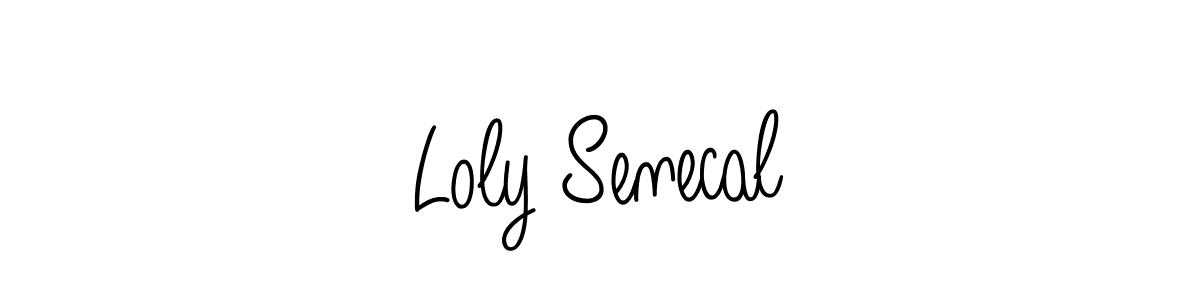 It looks lik you need a new signature style for name Loly Senecal. Design unique handwritten (Angelique-Rose-font-FFP) signature with our free signature maker in just a few clicks. Loly Senecal signature style 5 images and pictures png