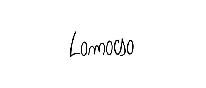 Once you've used our free online signature maker to create your best signature Angelique-Rose-font-FFP style, it's time to enjoy all of the benefits that Lomocso name signing documents. Lomocso signature style 5 images and pictures png