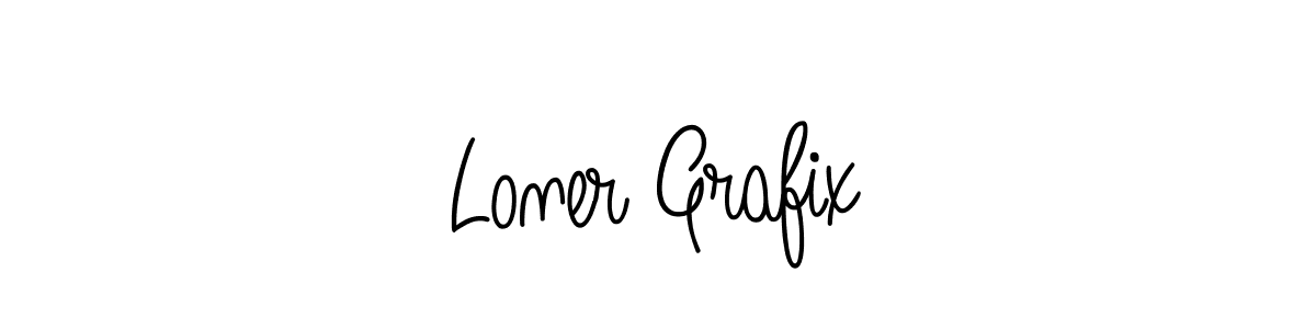 Make a beautiful signature design for name Loner Grafix. Use this online signature maker to create a handwritten signature for free. Loner Grafix signature style 5 images and pictures png