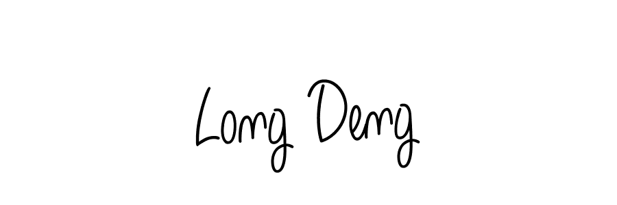 Make a beautiful signature design for name Long Deng. With this signature (Angelique-Rose-font-FFP) style, you can create a handwritten signature for free. Long Deng signature style 5 images and pictures png