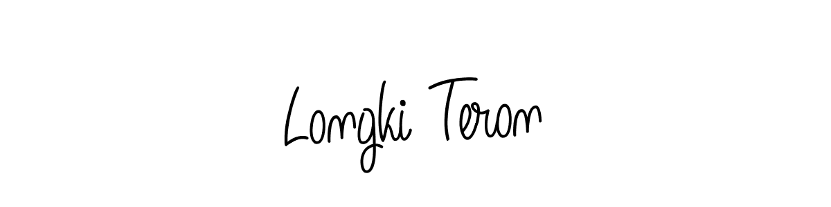 if you are searching for the best signature style for your name Longki Teron. so please give up your signature search. here we have designed multiple signature styles  using Angelique-Rose-font-FFP. Longki Teron signature style 5 images and pictures png