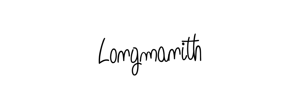 The best way (Angelique-Rose-font-FFP) to make a short signature is to pick only two or three words in your name. The name Longmanith include a total of six letters. For converting this name. Longmanith signature style 5 images and pictures png