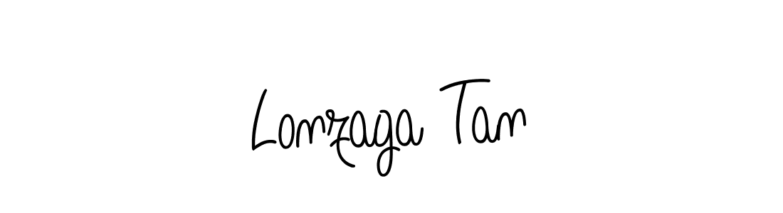How to Draw Lonzaga Tan signature style? Angelique-Rose-font-FFP is a latest design signature styles for name Lonzaga Tan. Lonzaga Tan signature style 5 images and pictures png