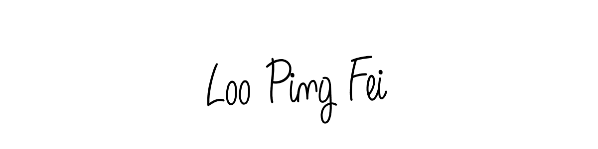 Make a beautiful signature design for name Loo Ping Fei. Use this online signature maker to create a handwritten signature for free. Loo Ping Fei signature style 5 images and pictures png