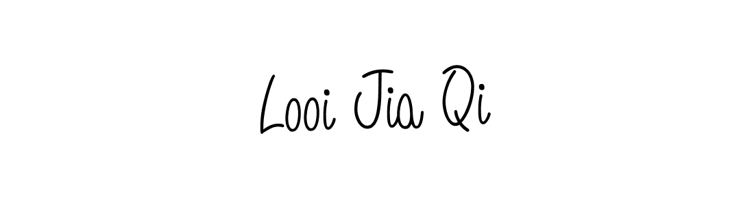 if you are searching for the best signature style for your name Looi Jia Qi. so please give up your signature search. here we have designed multiple signature styles  using Angelique-Rose-font-FFP. Looi Jia Qi signature style 5 images and pictures png