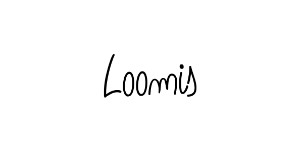 Use a signature maker to create a handwritten signature online. With this signature software, you can design (Angelique-Rose-font-FFP) your own signature for name Loomis. Loomis signature style 5 images and pictures png