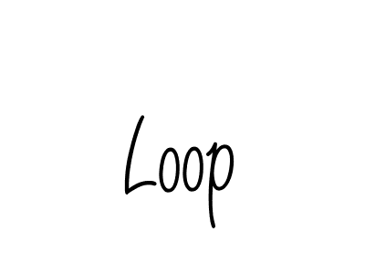 The best way (Angelique-Rose-font-FFP) to make a short signature is to pick only two or three words in your name. The name Loop include a total of six letters. For converting this name. Loop signature style 5 images and pictures png