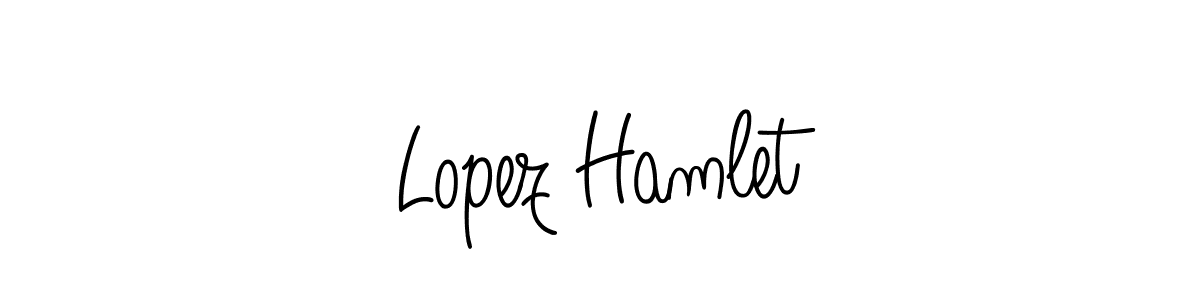 Create a beautiful signature design for name Lopez Hamlet. With this signature (Angelique-Rose-font-FFP) fonts, you can make a handwritten signature for free. Lopez Hamlet signature style 5 images and pictures png
