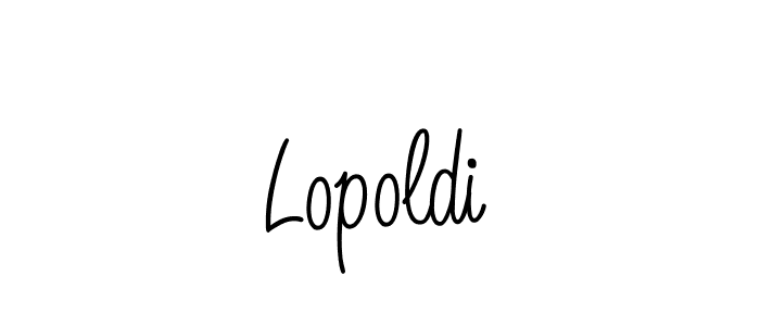 Create a beautiful signature design for name Lopoldi. With this signature (Angelique-Rose-font-FFP) fonts, you can make a handwritten signature for free. Lopoldi signature style 5 images and pictures png
