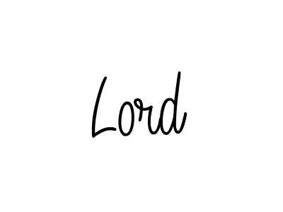 Make a beautiful signature design for name Lord. With this signature (Angelique-Rose-font-FFP) style, you can create a handwritten signature for free. Lord signature style 5 images and pictures png