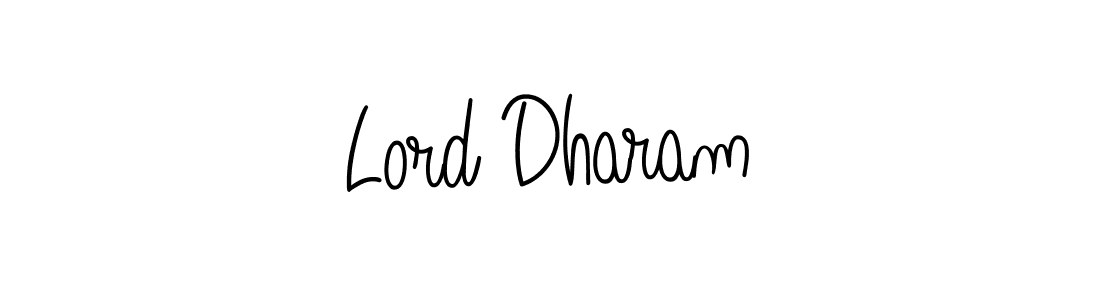 How to Draw Lord Dharam signature style? Angelique-Rose-font-FFP is a latest design signature styles for name Lord Dharam. Lord Dharam signature style 5 images and pictures png