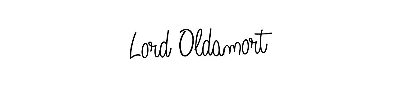 You should practise on your own different ways (Angelique-Rose-font-FFP) to write your name (Lord Oldamort) in signature. don't let someone else do it for you. Lord Oldamort signature style 5 images and pictures png