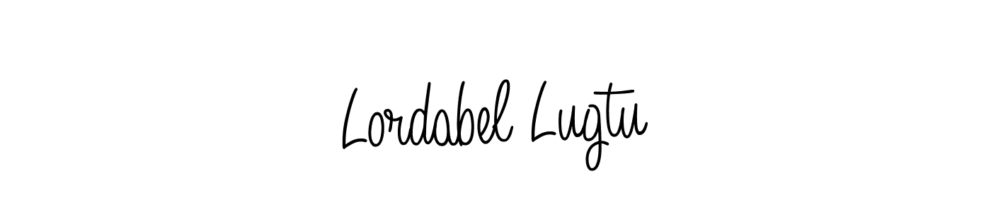 It looks lik you need a new signature style for name Lordabel Lugtu. Design unique handwritten (Angelique-Rose-font-FFP) signature with our free signature maker in just a few clicks. Lordabel Lugtu signature style 5 images and pictures png