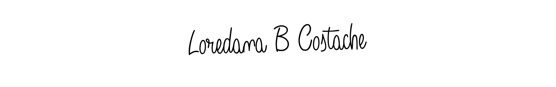 It looks lik you need a new signature style for name Loredana B Costache. Design unique handwritten (Angelique-Rose-font-FFP) signature with our free signature maker in just a few clicks. Loredana B Costache signature style 5 images and pictures png