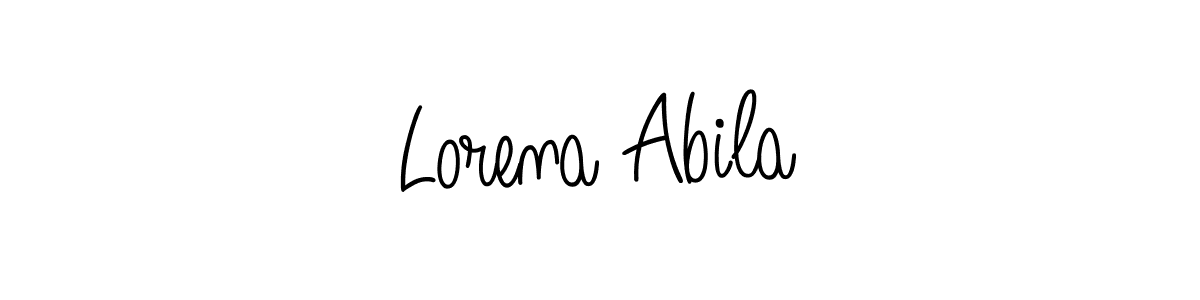 This is the best signature style for the Lorena Abila name. Also you like these signature font (Angelique-Rose-font-FFP). Mix name signature. Lorena Abila signature style 5 images and pictures png