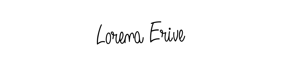 if you are searching for the best signature style for your name Lorena Erive. so please give up your signature search. here we have designed multiple signature styles  using Angelique-Rose-font-FFP. Lorena Erive signature style 5 images and pictures png