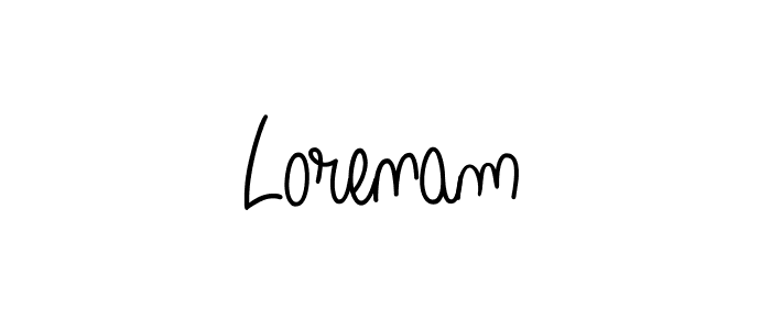 Best and Professional Signature Style for Lorenam. Angelique-Rose-font-FFP Best Signature Style Collection. Lorenam signature style 5 images and pictures png