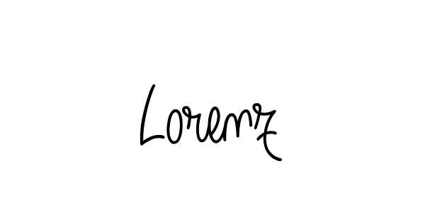 Use a signature maker to create a handwritten signature online. With this signature software, you can design (Angelique-Rose-font-FFP) your own signature for name Lorenz. Lorenz signature style 5 images and pictures png