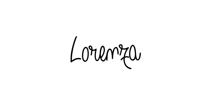 Also we have Lorenza name is the best signature style. Create professional handwritten signature collection using Angelique-Rose-font-FFP autograph style. Lorenza signature style 5 images and pictures png