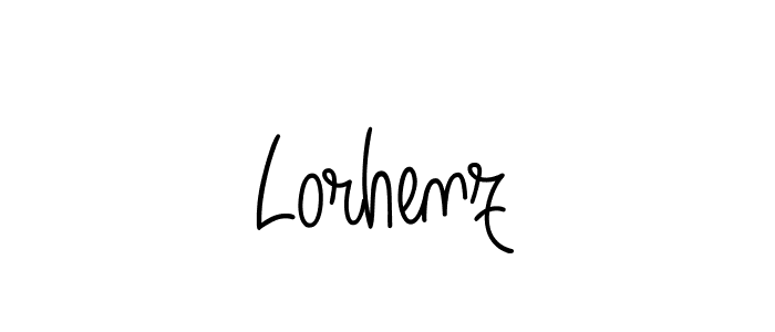 The best way (Angelique-Rose-font-FFP) to make a short signature is to pick only two or three words in your name. The name Lorhenz include a total of six letters. For converting this name. Lorhenz signature style 5 images and pictures png