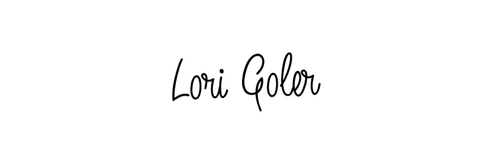 Design your own signature with our free online signature maker. With this signature software, you can create a handwritten (Angelique-Rose-font-FFP) signature for name Lori Goler. Lori Goler signature style 5 images and pictures png