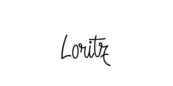 How to make Loritz signature? Angelique-Rose-font-FFP is a professional autograph style. Create handwritten signature for Loritz name. Loritz signature style 5 images and pictures png