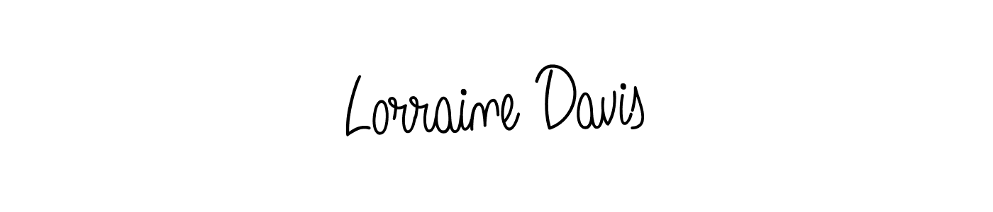 Also You can easily find your signature by using the search form. We will create Lorraine Davis name handwritten signature images for you free of cost using Angelique-Rose-font-FFP sign style. Lorraine Davis signature style 5 images and pictures png